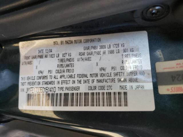 Photo 10 from auction – 2005 MAZDA RX8 with VIN JM1FE173350151410