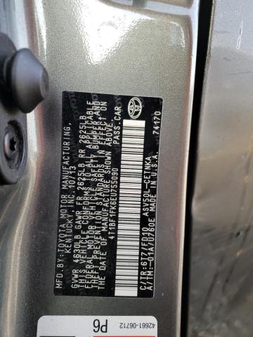Photo 10 from auction – 2014 TOYOTA CAMRY L with VIN 4T1BF1FK6EU755090