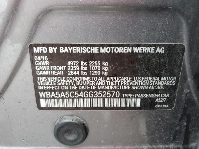 Фото 10 с аукциона – 2016 BMW 528 I с VIN WBA5A5C54GG352570