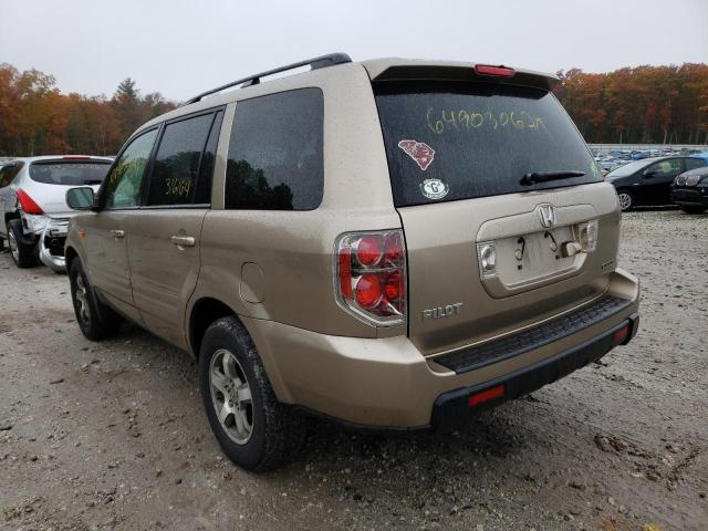 Photo 3 from auction – 2007 HONDA PILOT with VIN 2HKYF18777H522842