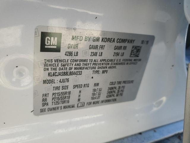 Photo 10 from auction – 2020 BUICK ENCORE PRE with VIN KL4CJASB8LB044233