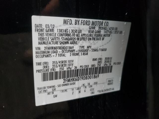 Photo 10 from auction – 2013 FORD FLEX LIMIT with VIN 2FMHK6DT9DBD01869