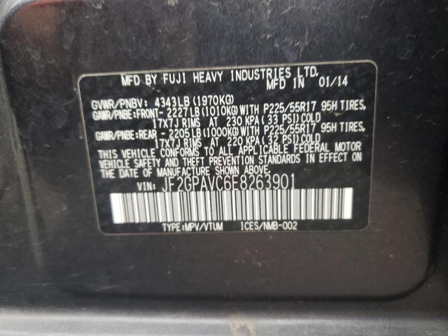 Photo 10 from auction – 2014 SUBARU XV CROSSTR with VIN JF2GPAVC6E8263901