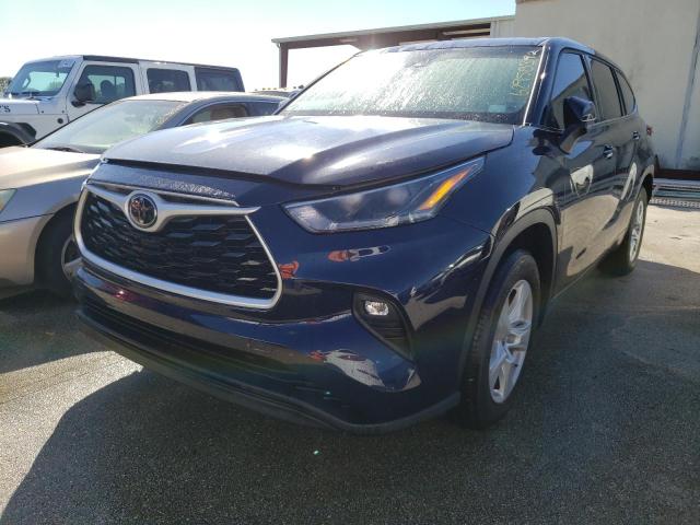 Photo 2 from auction – 2021 TOYOTA HIGHLANDER with VIN 5TDZZRAH7MS515960
