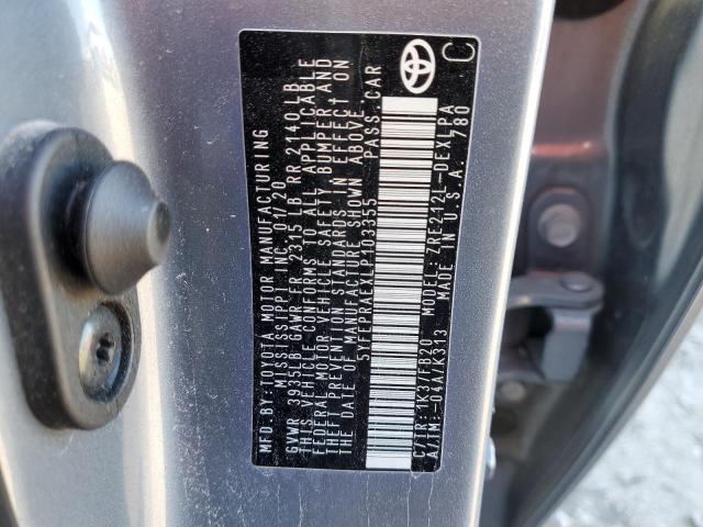 Photo 10 from auction – 2020 TOYOTA COROLLA LE with VIN 5YFEPRAEXLP103355