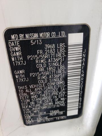 Photo 10 from auction – 2013 NISSAN JUKE S with VIN JN8AF5MR2DT216790