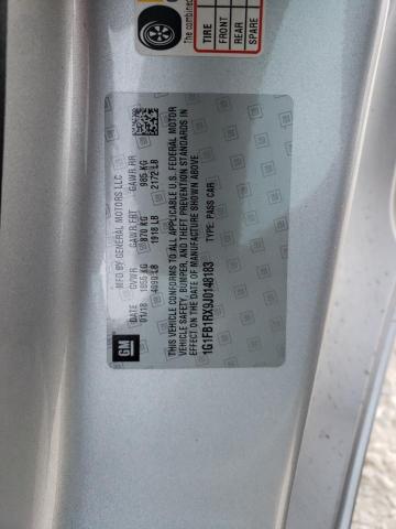 Photo 10 from auction – 2018 CHEVROLET CAMARO LT with VIN 1G1FB1RX9J0148183