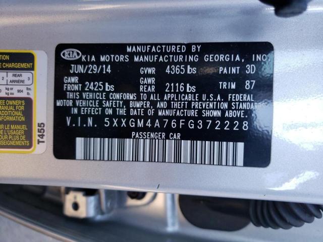 Photo 10 from auction – 2015 KIA OPTIMA LX with VIN 5XXGM4A76FG372228