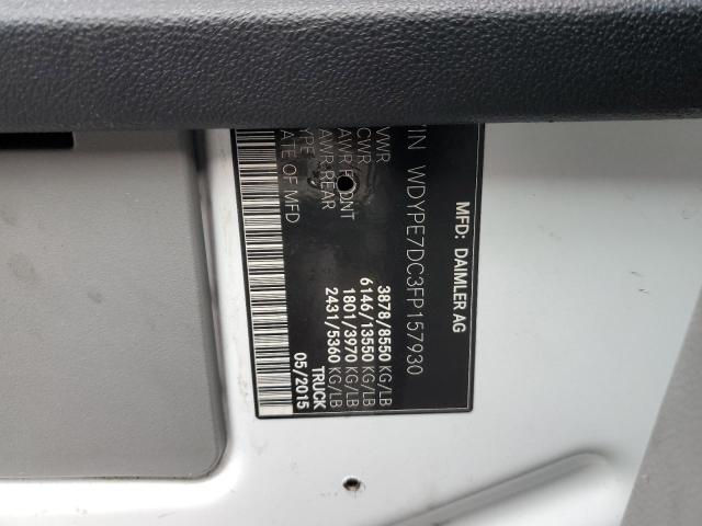 Photo 10 from auction – 2015 FREIGHTLINER SPRINTER 2 with VIN WDYPE7DC3FP157930