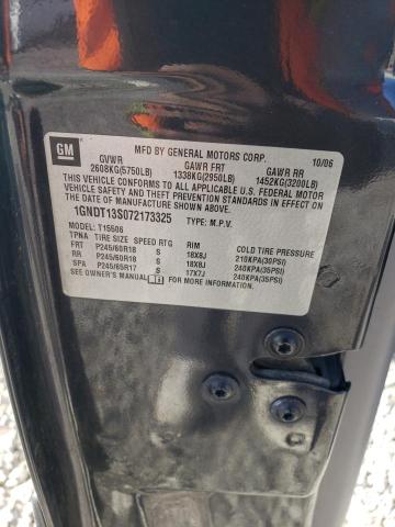 Photo 10 from auction – 2007 CHEVROLET TRAILBLAZE with VIN 1GNDT13S072173325