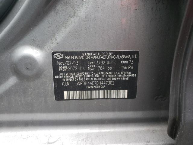 Photo 10 from auction – 2013 HYUNDAI ELANTRA GL with VIN 5NPDH4AE7DH447302