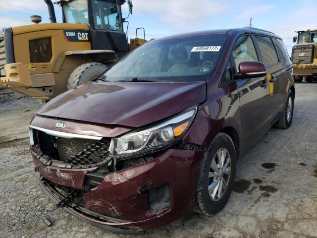 Photo 2 from auction – 2015 KIA SEDONA LX with VIN KNDMB5C14F6042626