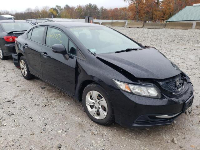 HONDA CIVIC LX 2013 with VIN 19XFB2F56DE261505 - Photo from auction