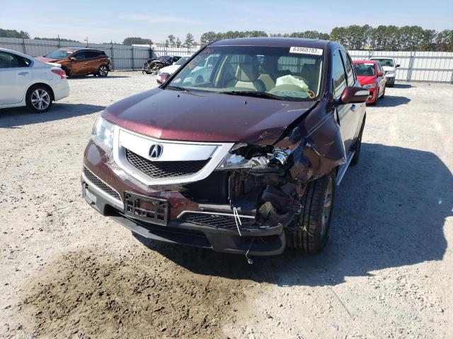 Photo 2 from auction – 2010 ACURA MDX with VIN 2HNYD2H22AH514481