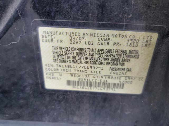 Photo 10 from auction – 2007 NISSAN SENTRA 2.0 with VIN 3N1AB61E77L693791