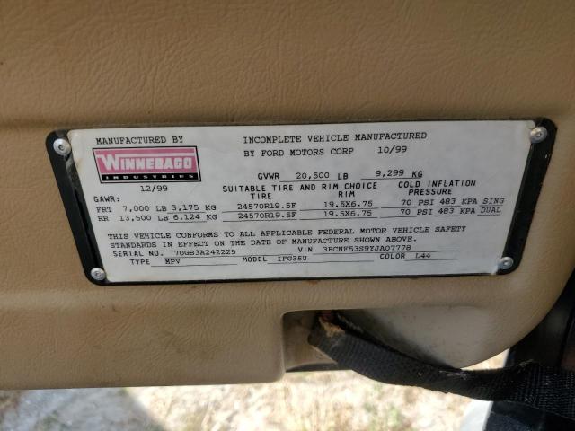 Photo 10 from auction – 2000 FORD F550 SUPER with VIN 3FCNF53S9YJA07778