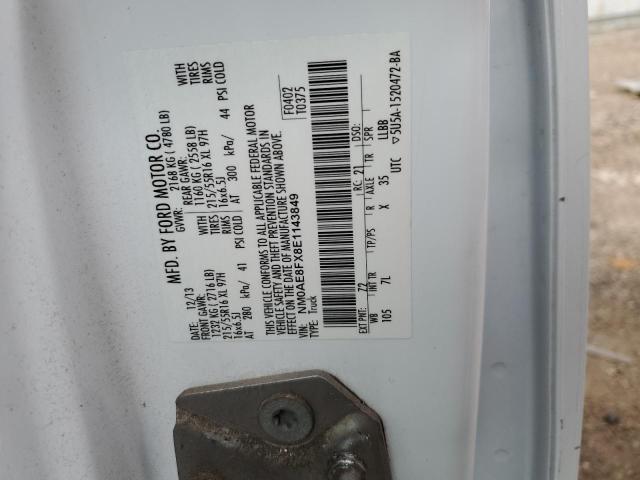 Photo 10 from auction – 2014 FORD TRANSIT CO with VIN NM0AE8FX8E1143849
