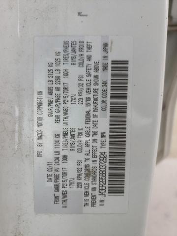 Photo 10 from auction – 2011 MAZDA CX-7 with VIN JM3ER2B58B0372924