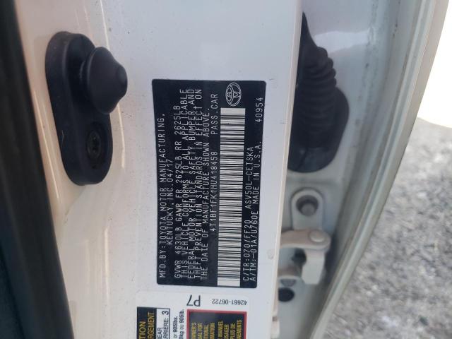 Photo 10 from auction – 2017 TOYOTA CAMRY LE with VIN 4T1BF1FK1HU418458