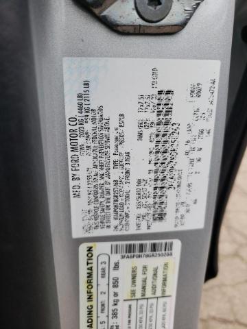 Photo 10 from auction – 2016 FORD FUSION SE with VIN 3FA6P0H78GR250268