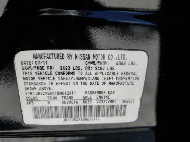 Photo 10 from auction – 2011 INFINITI G37 with VIN JN1CV6AR1BM412411