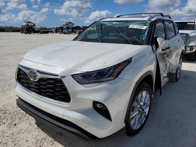 Photo 2 from auction – 2021 TOYOTA HIGHLANDER with VIN 5TDYZRAH5MS078150