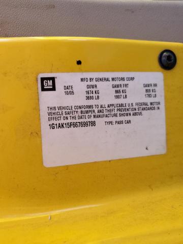 Photo 10 from auction – 2006 CHEVROLET COBALT LS with VIN 1G1AK15F667699788