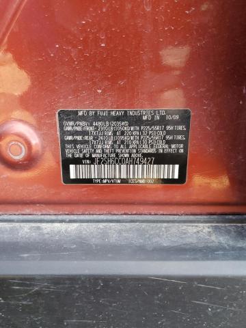 Photo 10 from auction – 2010 SUBARU FORESTER 2 with VIN JF2SH6CC0AH749427