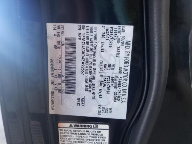 Фото 10 с аукциона – 2004 FORD EXPLORER X с VIN 1FMZU63K04ZA92557