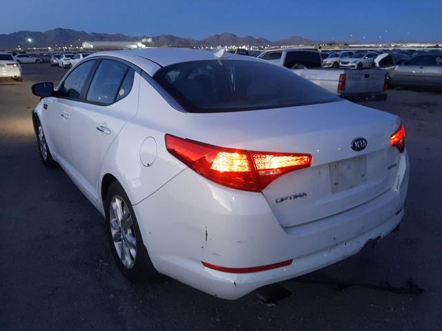 Photo 3 from auction – 2013 KIA OPTIMA EX with VIN 5XXGN4A7XDG156330