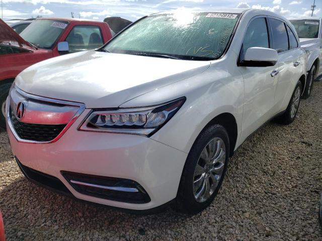Photo 2 from auction – 2015 ACURA MDX TECHNO with VIN 5FRYD4H6XFB005111