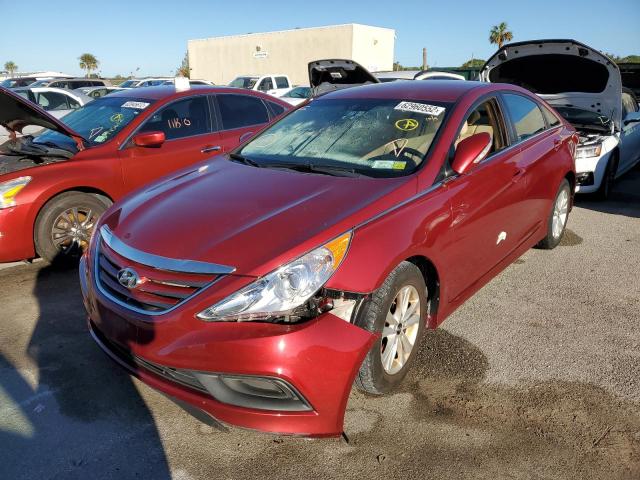 Photo 2 from auction – 2014 HYUNDAI SONATA GLS with VIN 5NPEB4AC3EH815786