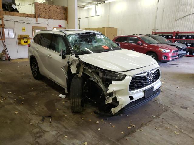 TOYOTA HIGHLANDER 2021 with VIN 5TDGZRBH9MS528697 - Photo from auction