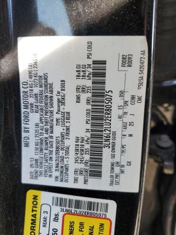 Photo 10 from auction – 2014 LINCOLN MKZ HYBRID with VIN 3LN6L2LU2ER805075