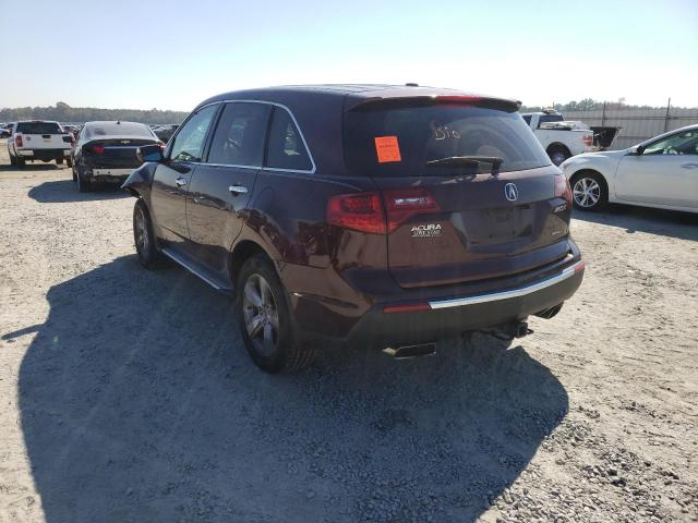Photo 3 from auction – 2010 ACURA MDX with VIN 2HNYD2H22AH514481