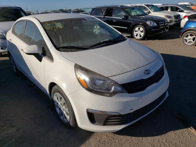 KIA RIO LX 2016 with VIN KNADM4A37G6603408 - Photo from auction