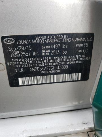 Photo 10 from auction – 2016 HYUNDAI SONATA SPO with VIN 5NPE34AF7GH313809