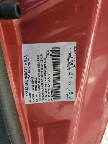 Photo 10 from auction – 2000 FORD MUSTANG with VIN 1FAFP4443YF259932
