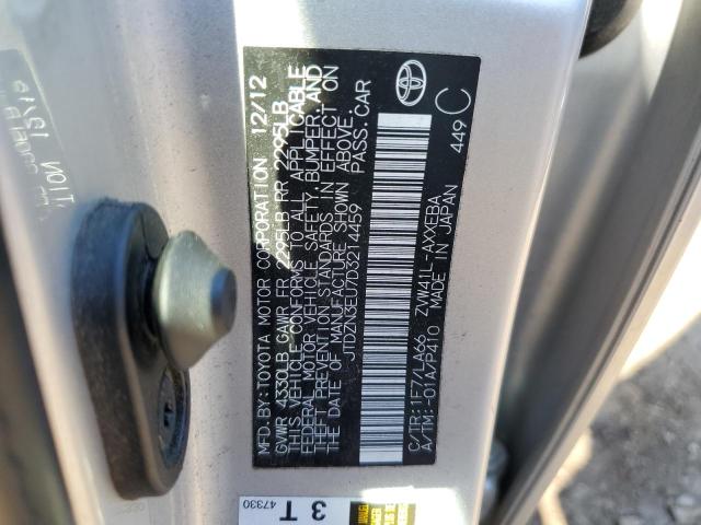 Photo 10 from auction – 2013 TOYOTA PRIUS V with VIN JTDZN3EU7D3214459