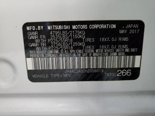 Foto 10 de la subasta – 2017 MITSUBISHI OUTLANDER con VIN JA4AZ2A32HZ056019