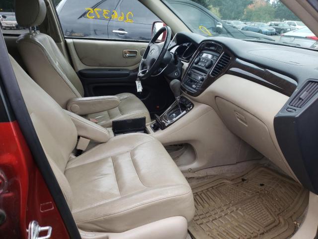 Photo 5 from auction – 2003 TOYOTA HIGHLANDER with VIN JTEHF21A930140150