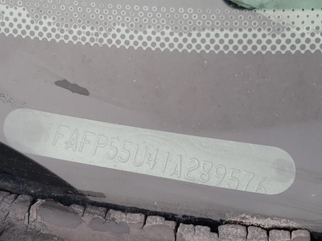 Photo 10 from auction – 2001 FORD TAURUS SES with VIN 1FAFP55U41A289576