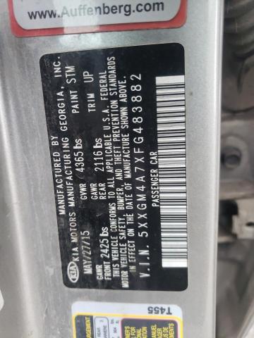 Photo 10 from auction – 2015 KIA OPTIMA LX with VIN 5XXGM4A7XFG483882