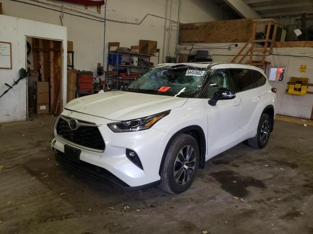 Photo 2 from auction – 2021 TOYOTA HIGHLANDER with VIN 5TDGZRBH9MS528697