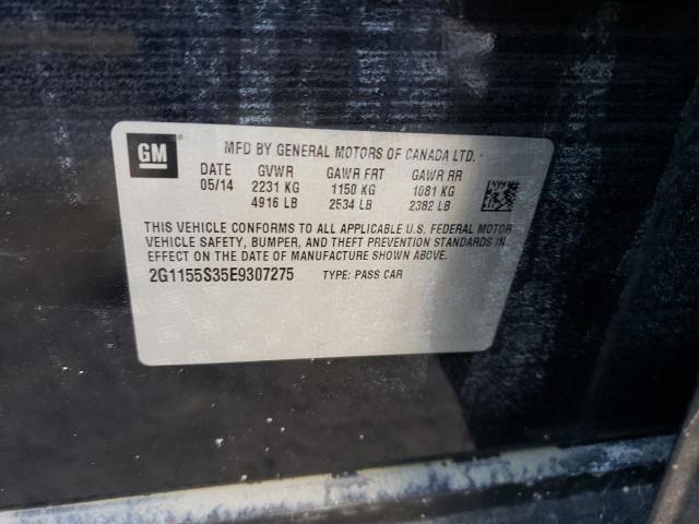 Photo 10 from auction – 2014 CHEVROLET IMPALA LTZ with VIN 2G1155S35E9307275