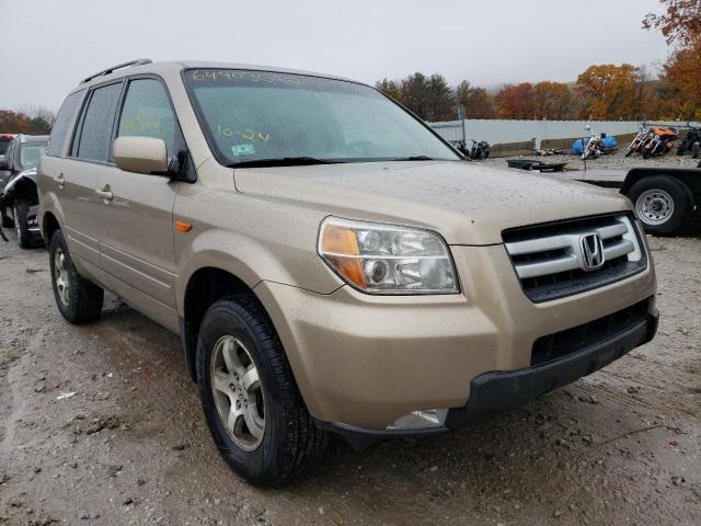HONDA PILOT 2007 with VIN 2HKYF18777H522842 - Photo from auction