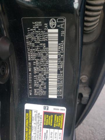 Photo 10 from auction – 2011 TOYOTA COROLLA BA with VIN 2T1BU4EE8BC706506