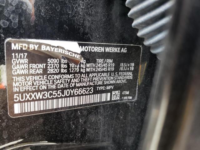 Photo 10 from auction – 2018 BMW X4 XDRIVE2 with VIN 5UXXW3C55J0Y66623