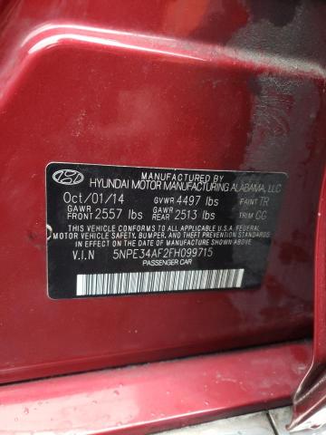 Photo 10 from auction – 2015 HYUNDAI SONATA SPO with VIN 5NPE34AF2FH099715