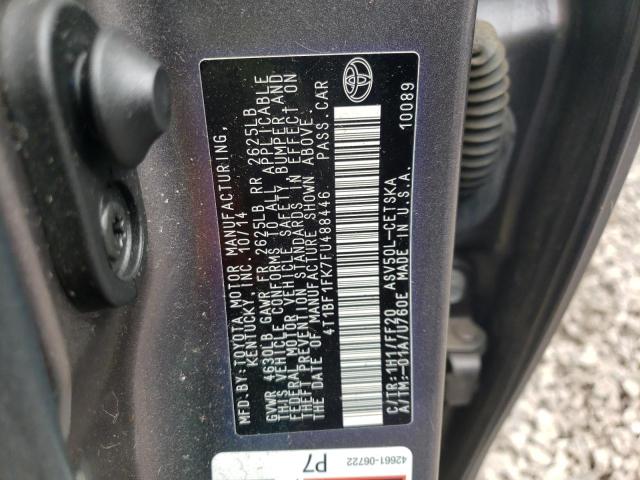 Photo 10 from auction – 2015 TOYOTA CAMRY LE with VIN 4T1BF1FK7FU488446